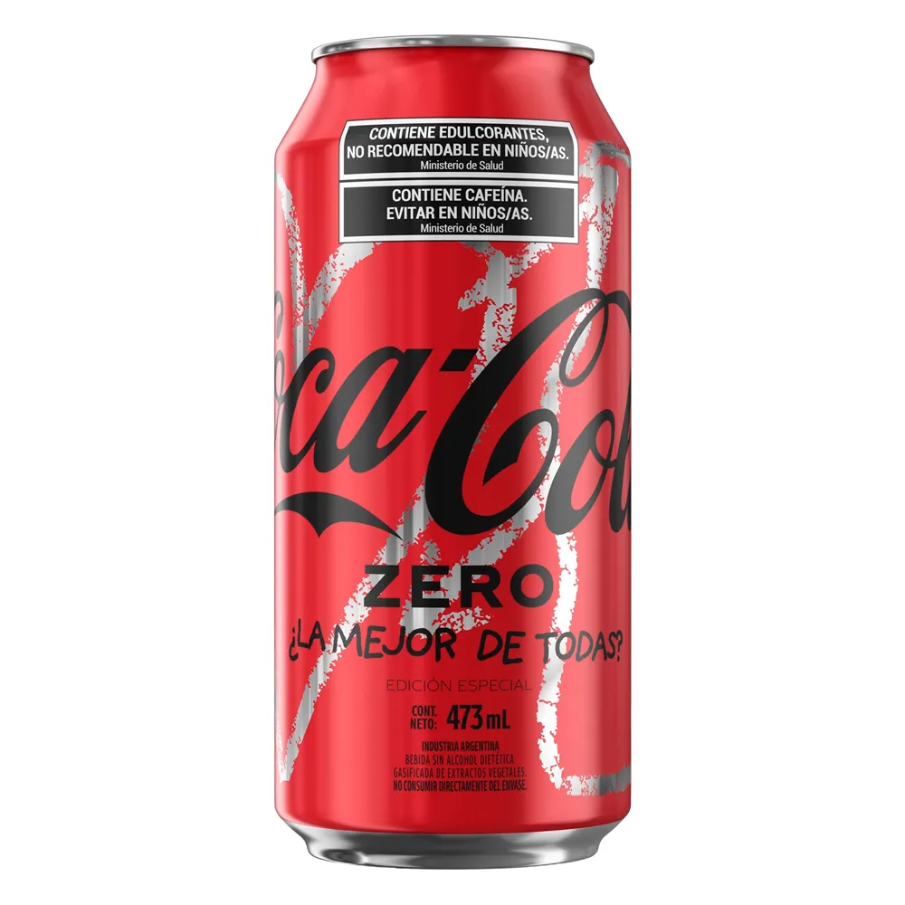 (CC) Coca Cola Zero Lata 473cc