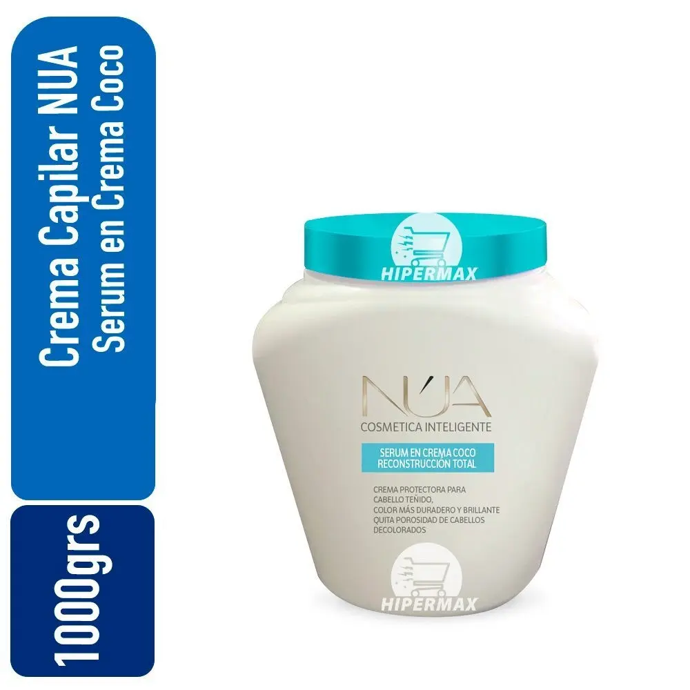 Crema Capilar NUA Serum en crema coco reconstruccion total 1000ml