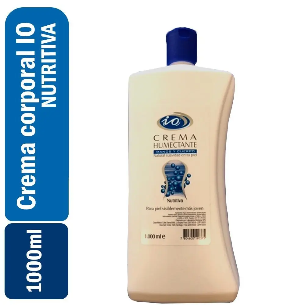 Crema Humectante Manos y Cuerpo IO Nutritiva 1000ml