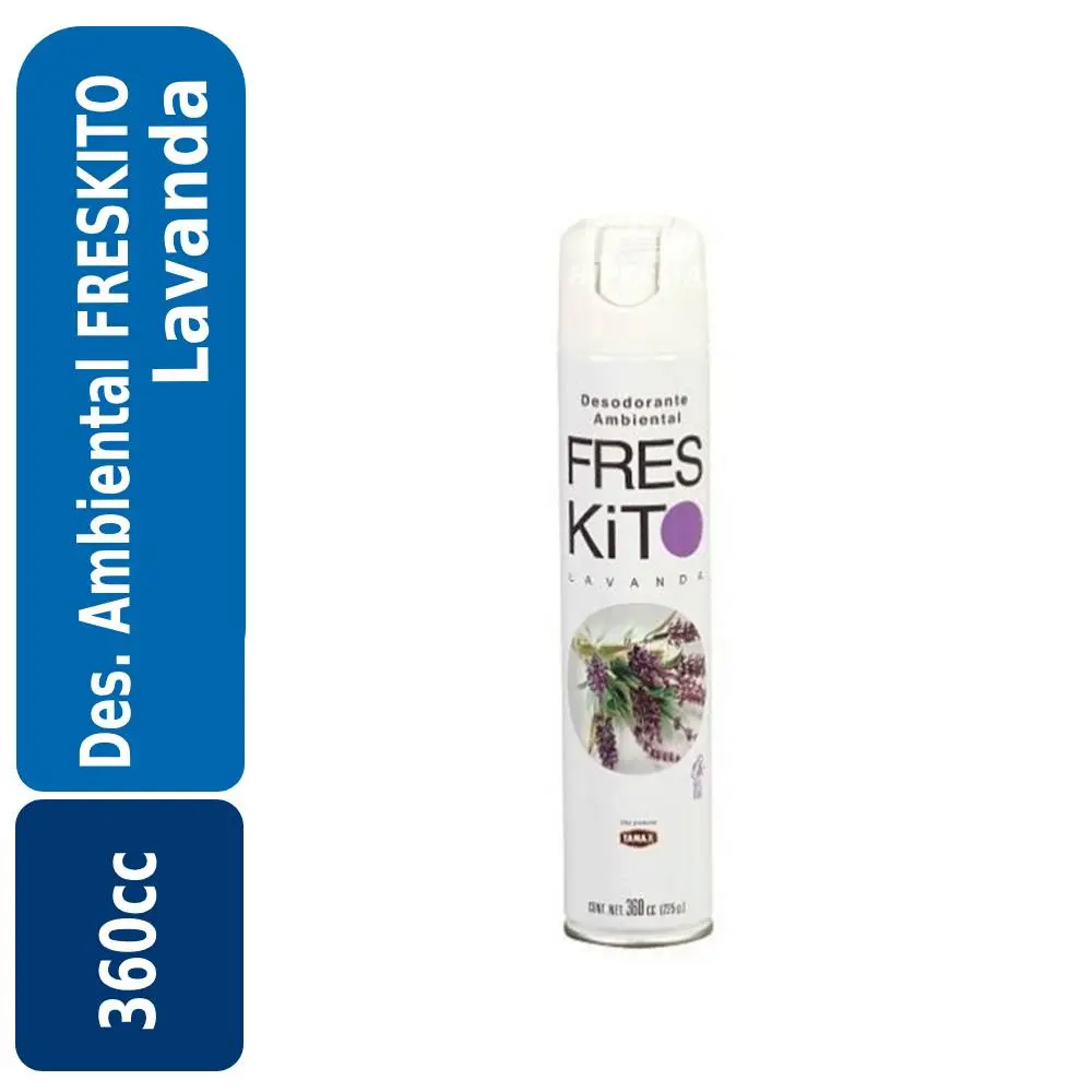 Desodorante ambiental Aerosol Freskito Lavanda 360cc