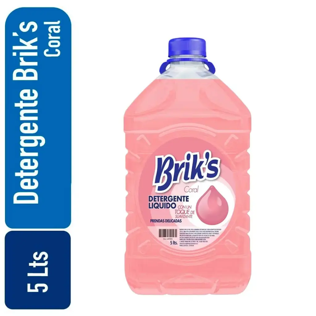 Detergente bidon Briks Coral 5 Lts
