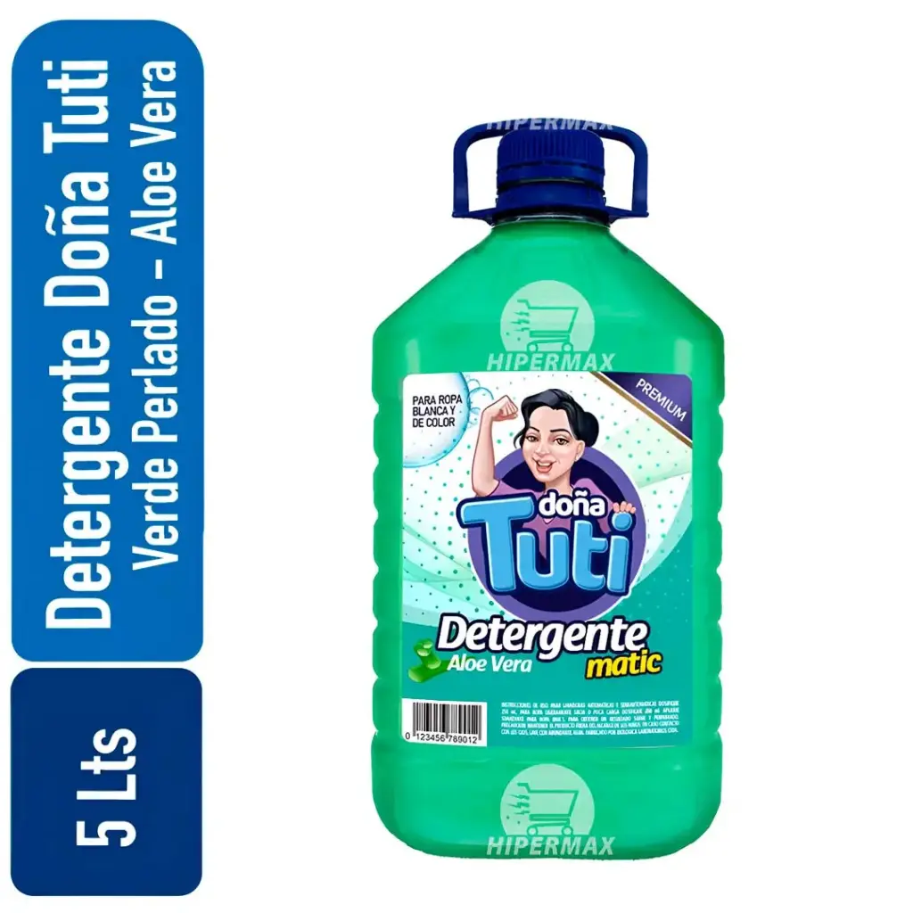 Detergente bidon Doña Tuti Verde 5 Lts