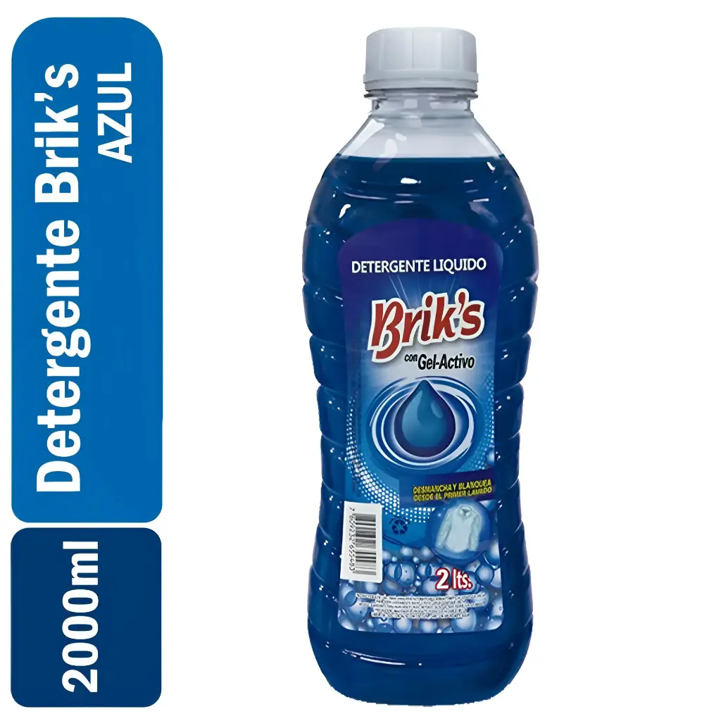 Detergente Briks Azul 2 Lts