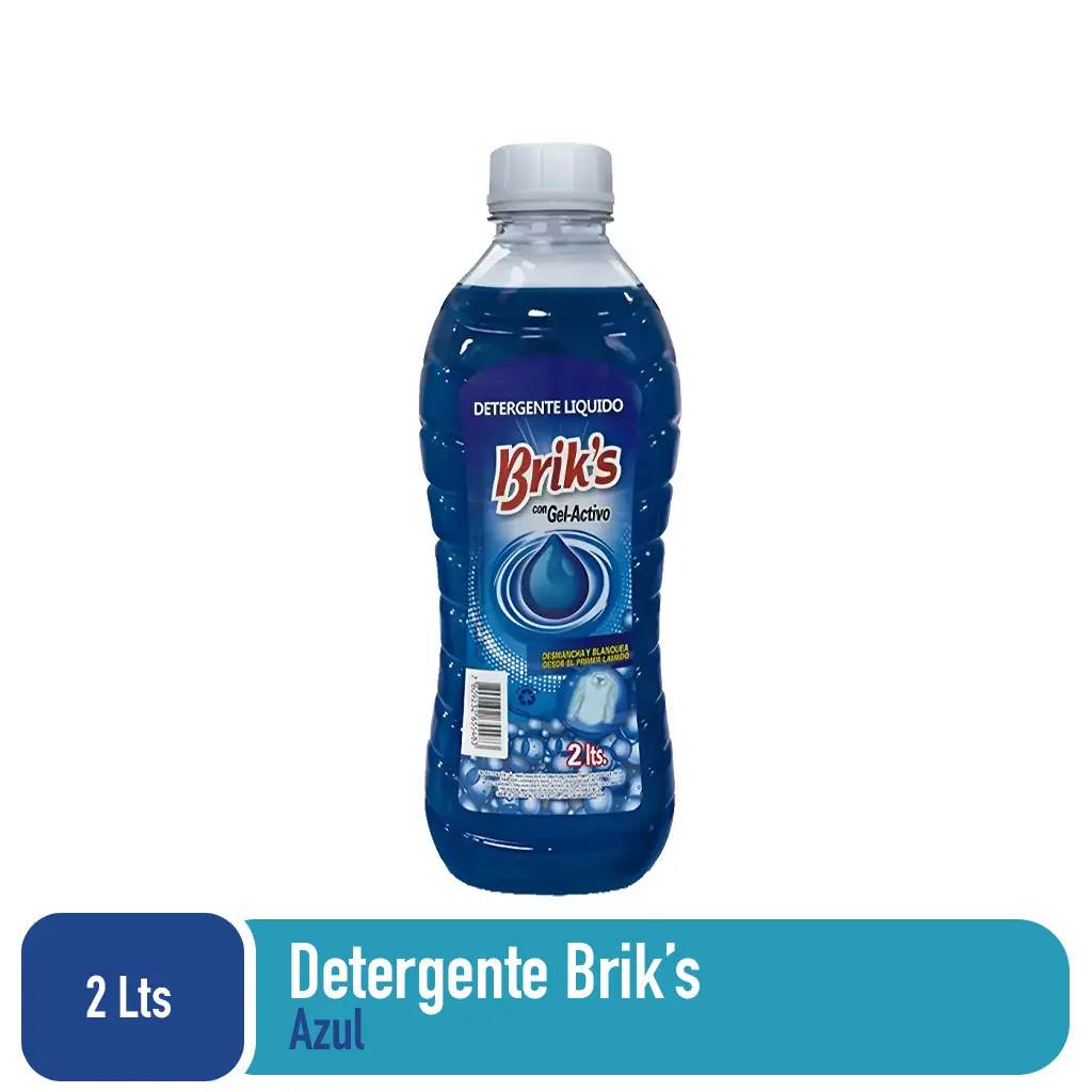 Detergente Briks Azul 2 Lts