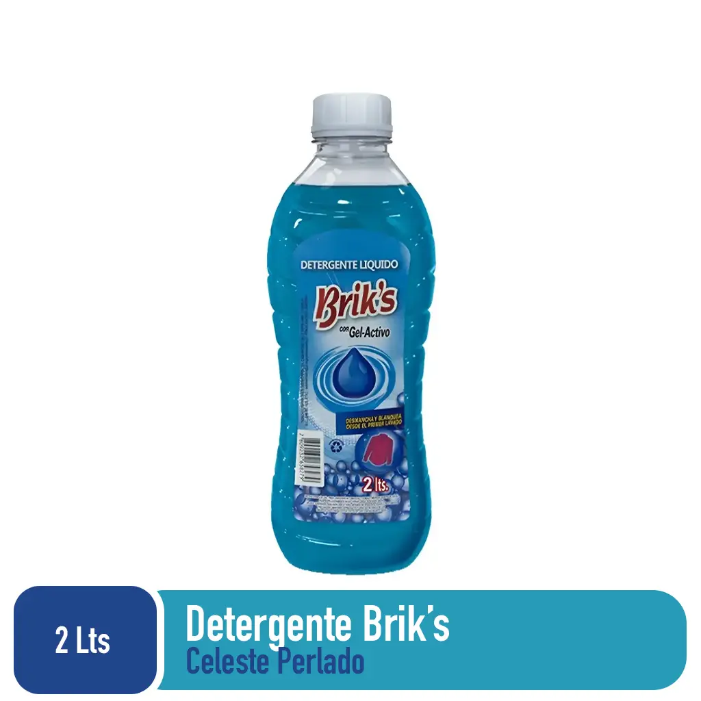 Detergente Briks Celeste 2 Lts