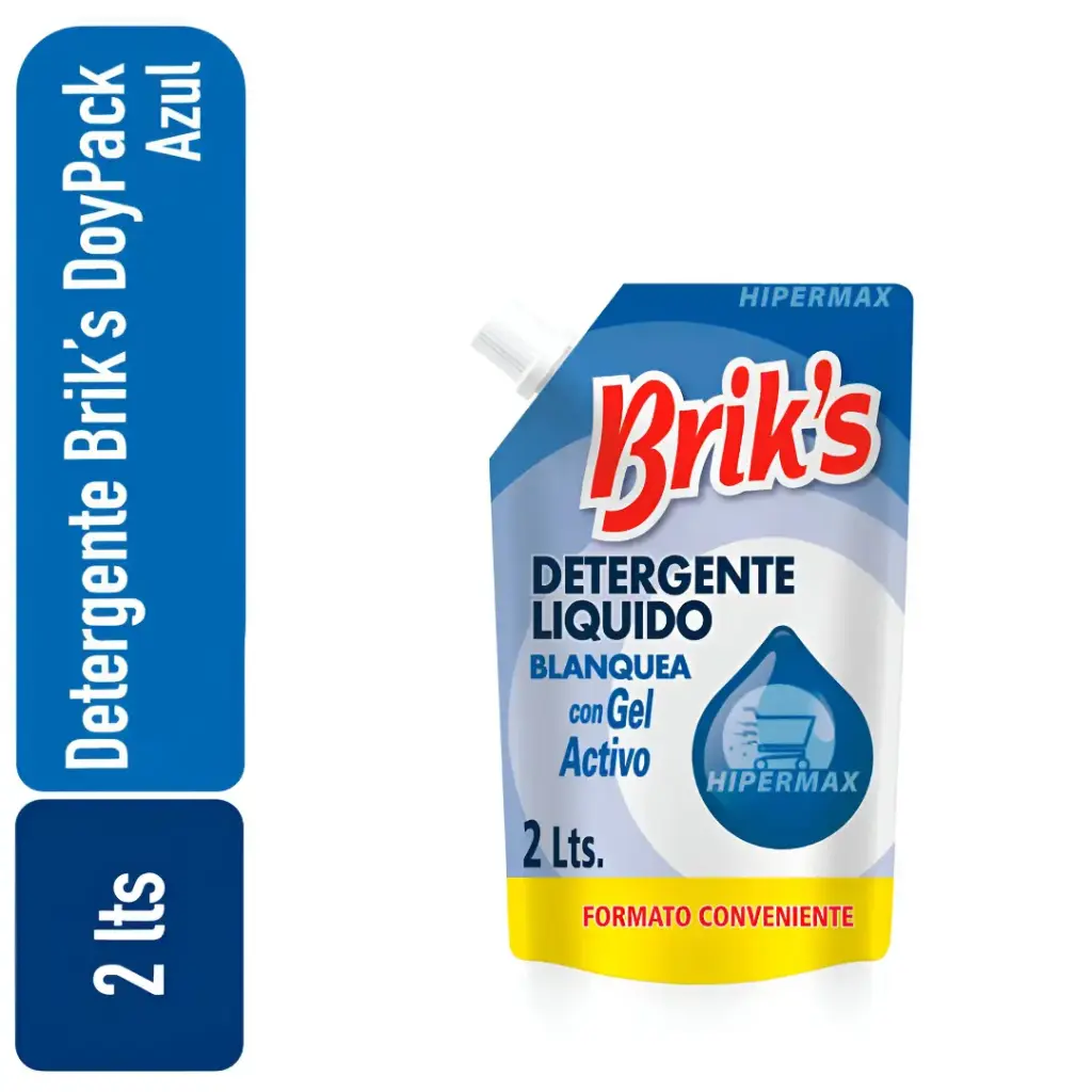 Detergente DoyPack Briks Azul 2 Lts