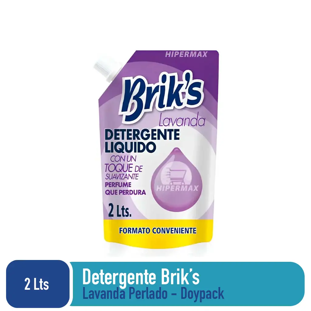 Detergente DoyPack Briks Lavanda 2 Lts