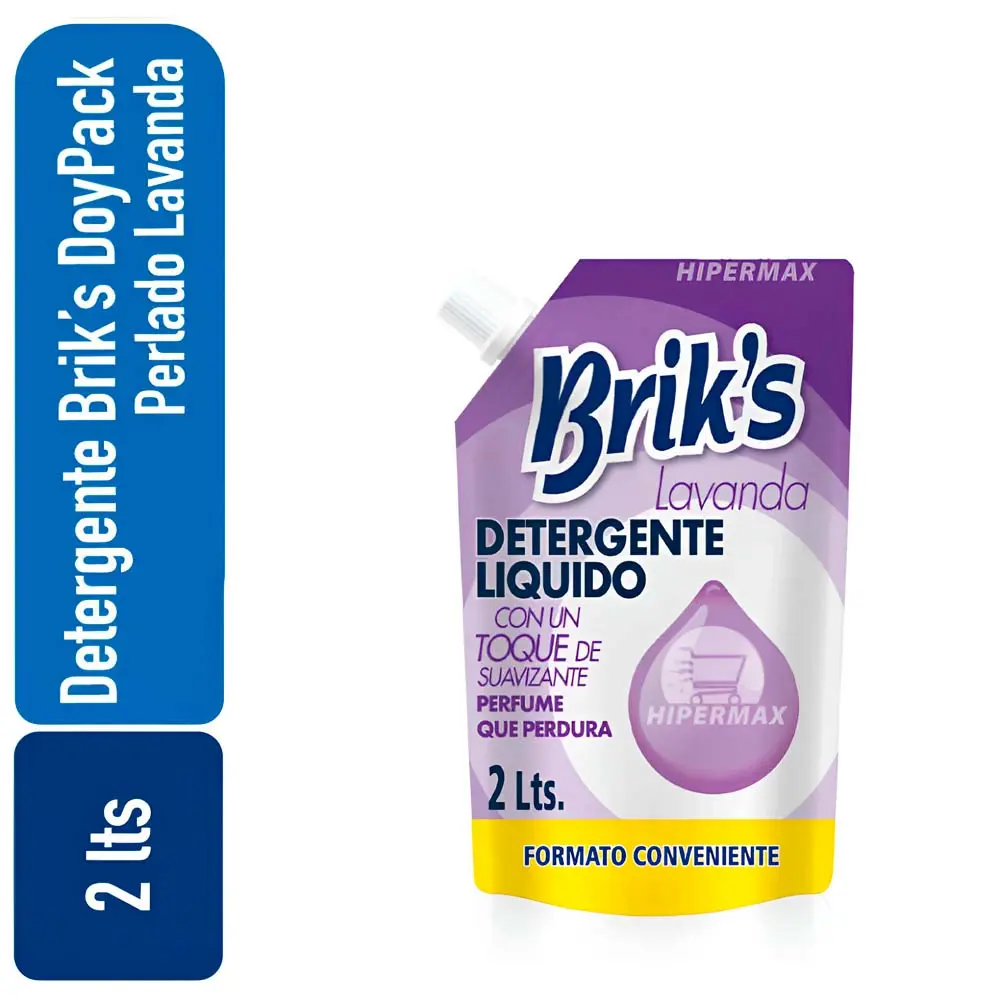 Detergente DoyPack Briks Lavanda 2 Lts