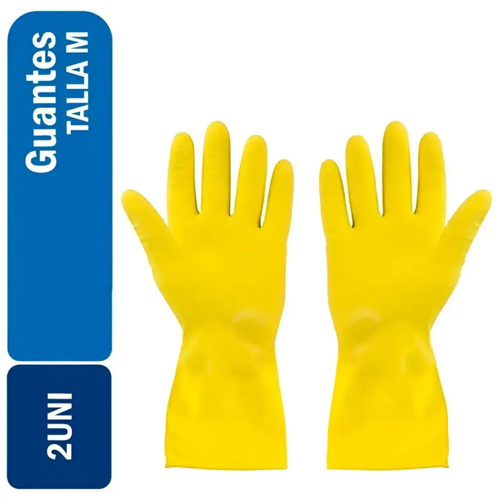 Guante amarillo doméstico Mediano (M)