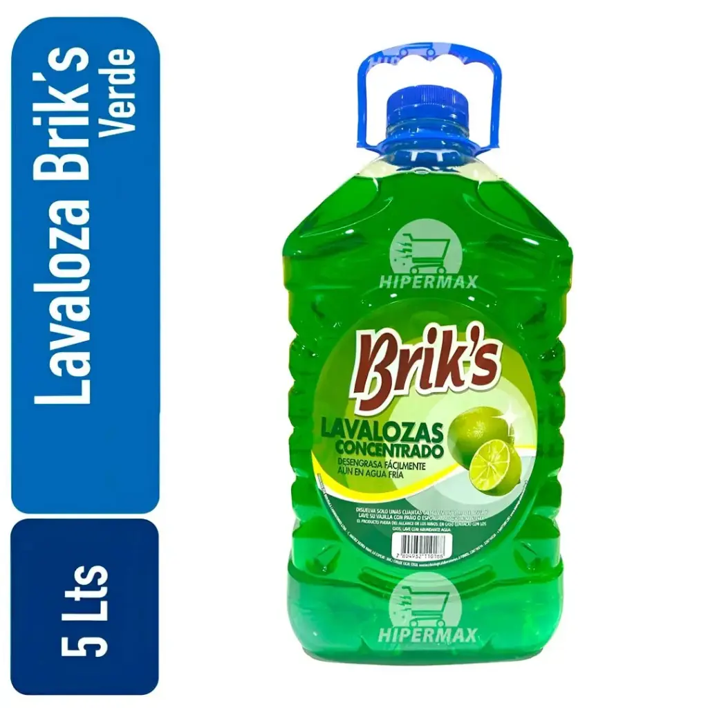 Lavaloza bidón Briks Verde 5 Lts