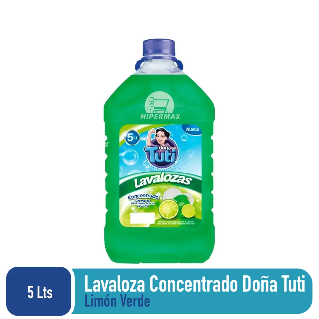 Lavaloza bidon Doña Tuti Limon 5 Lts