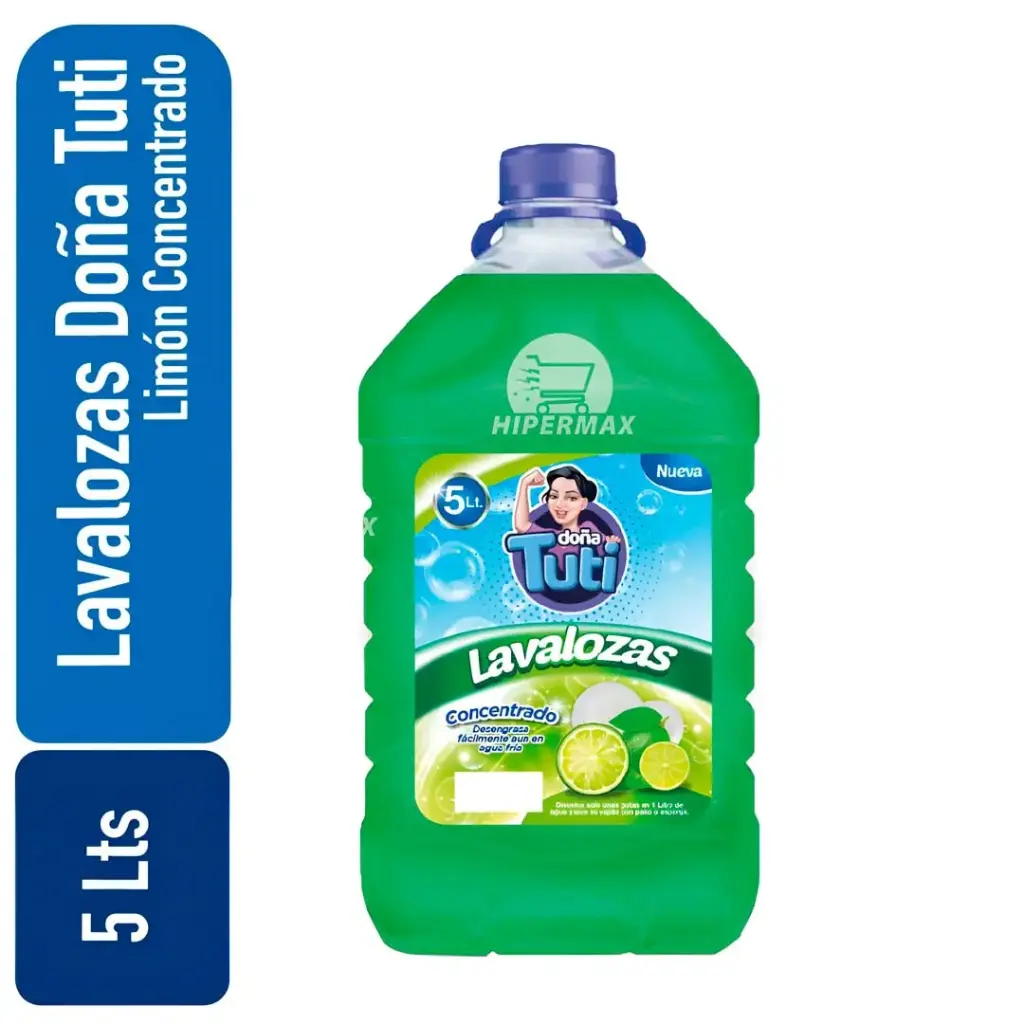 Lavaloza bidon Doña Tuti Limon 5 Lts