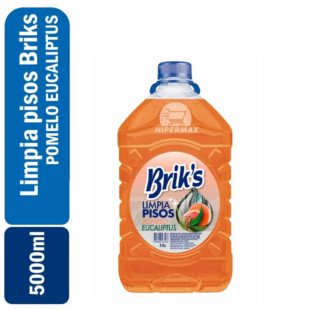 Limpia Piso bidón Briks Pomelo Eucaliptus 5 Lts