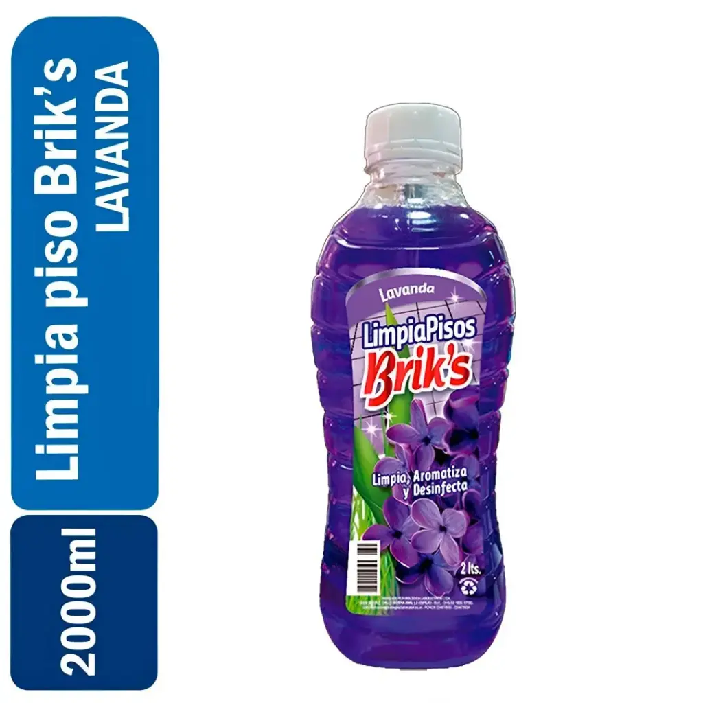 Limpia Pisos botella Briks Lavanda 2 Lts