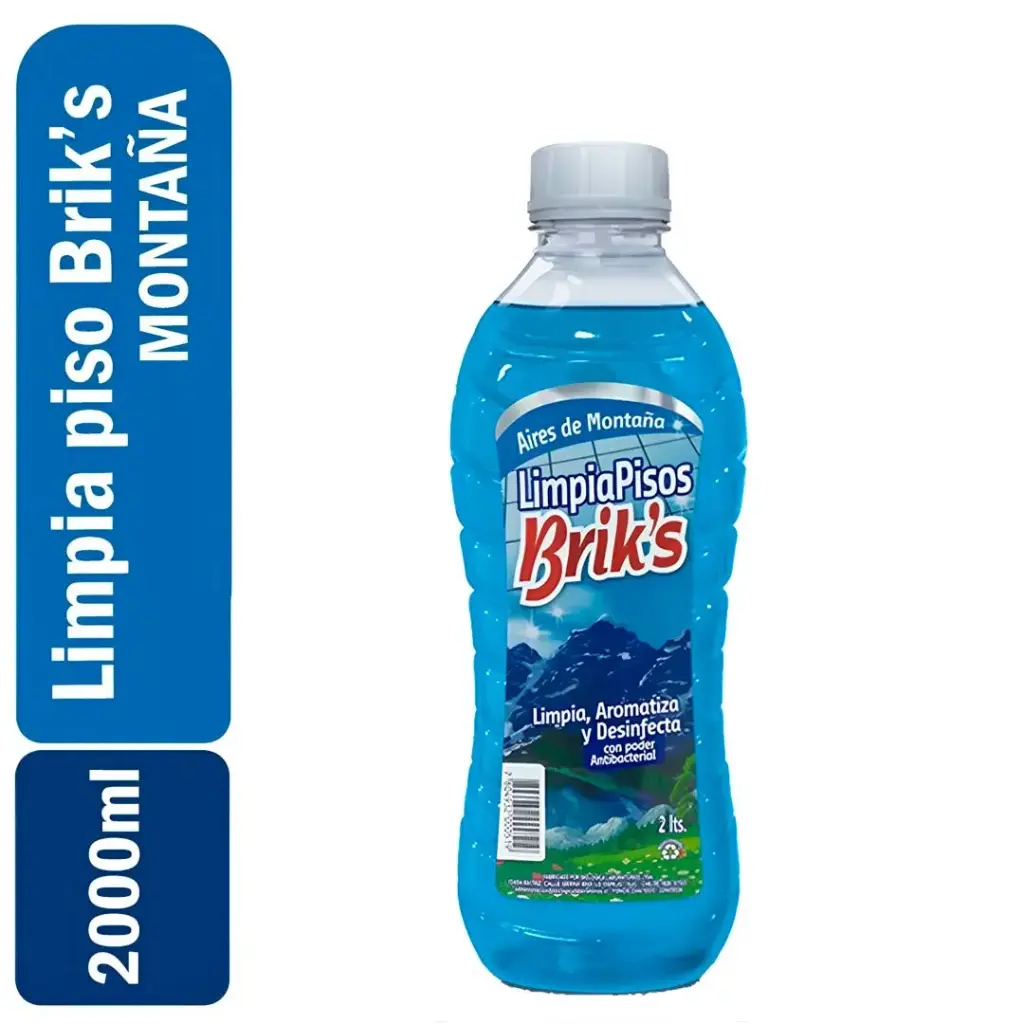 Limpia Pisos botella Briks Montaña 2 Lts