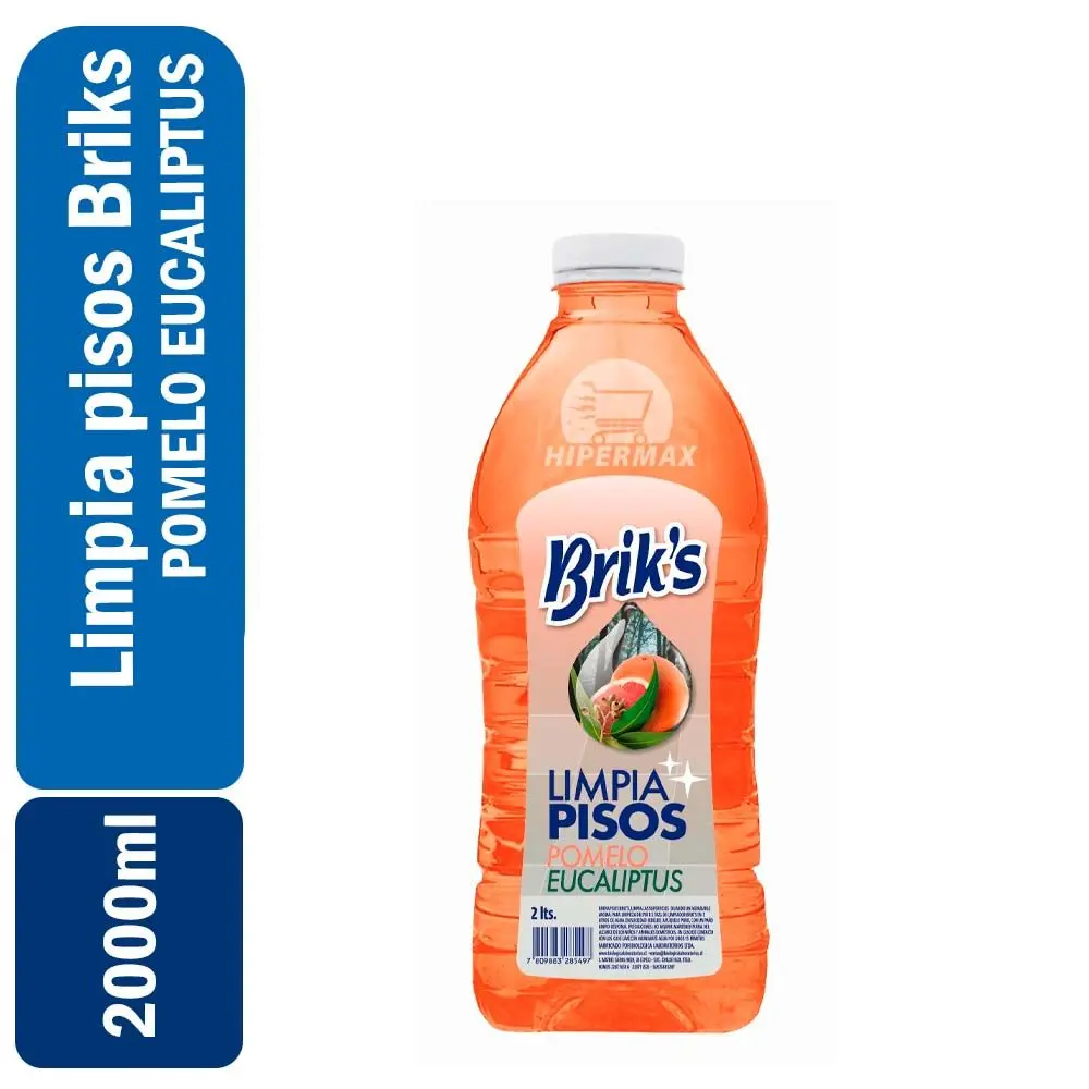 Limpia Pisos botella Briks Pomelo Eucaliptus 2 Lts