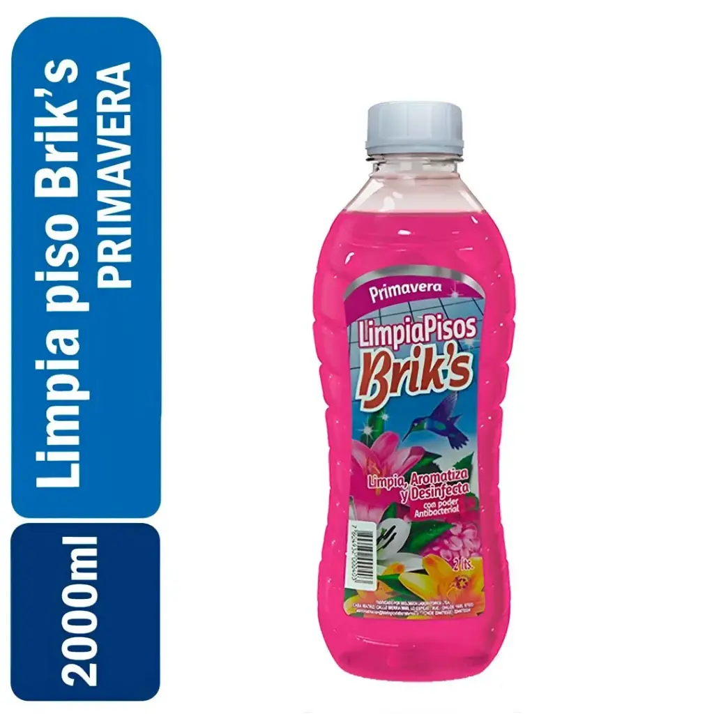 Limpia Pisos botella Briks Primavera 2 Lts