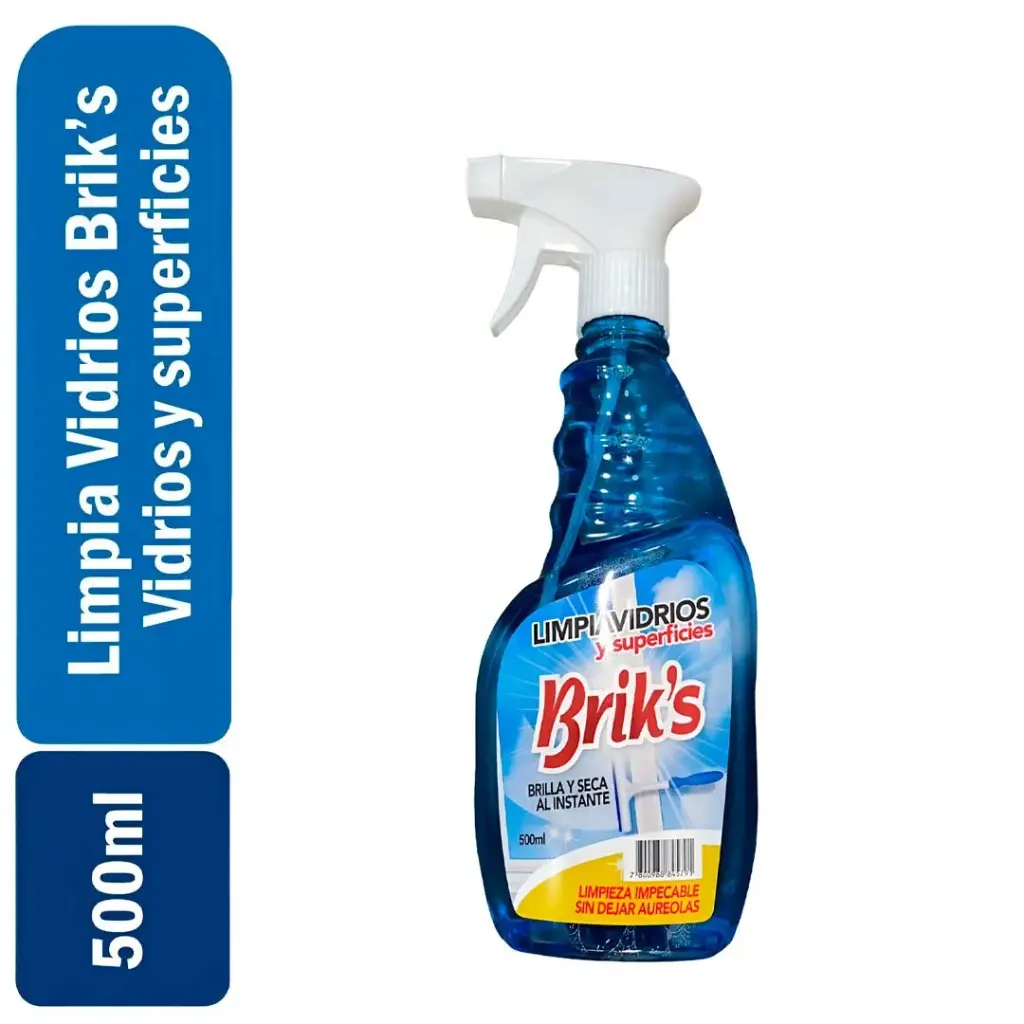 Limpia Vidrios con Gatillo Briks 500ml