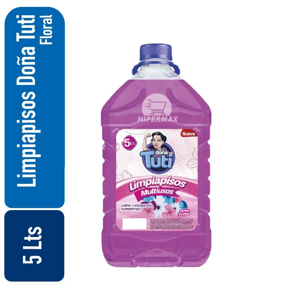 Limpiapisos multiuso Doña Tuti Frescura Floral 5Lts