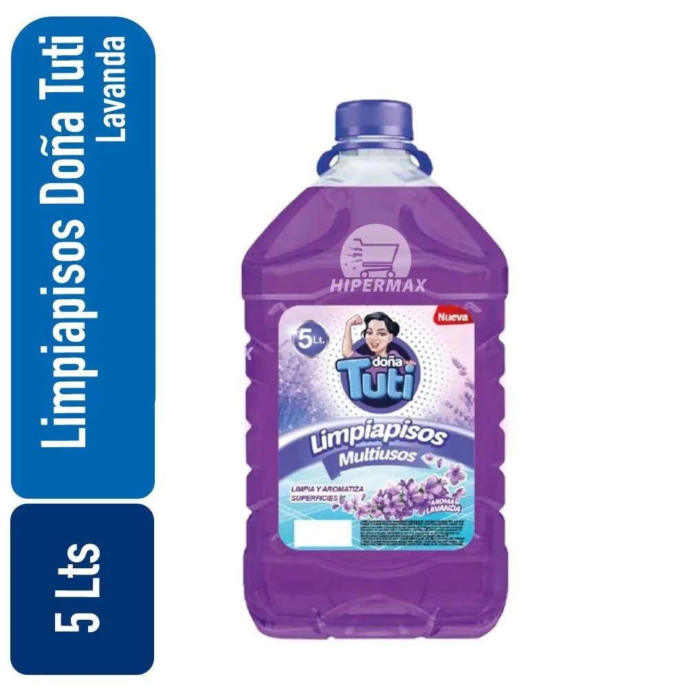 Limpiapisos multiuso Doña Tuti Lavanda 5 Lts