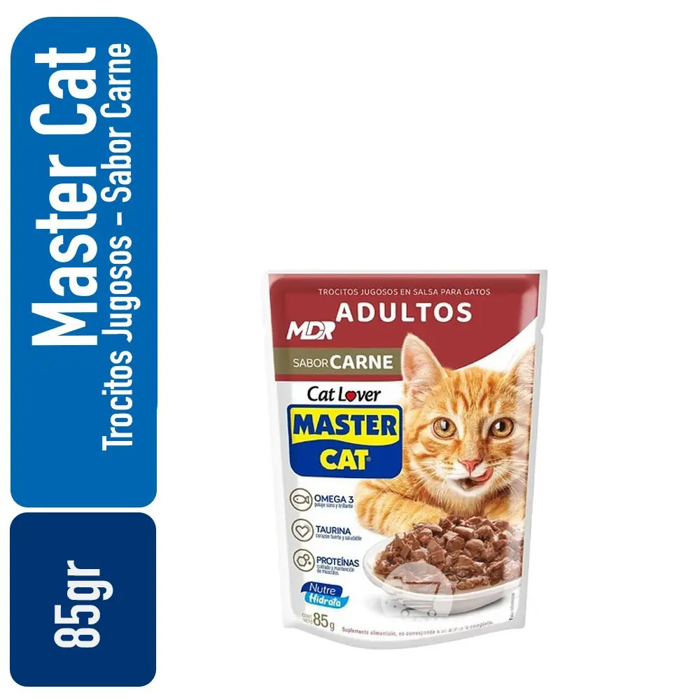 MasterCat Adulto Carne 85gr (DUN 153173)