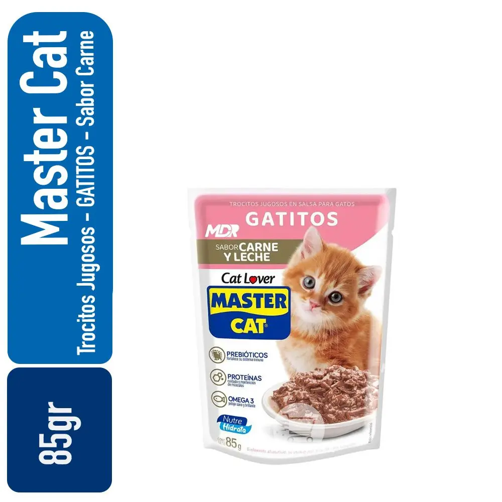 MasterCat Gatitos Carne 85gr (DUN 153264)
