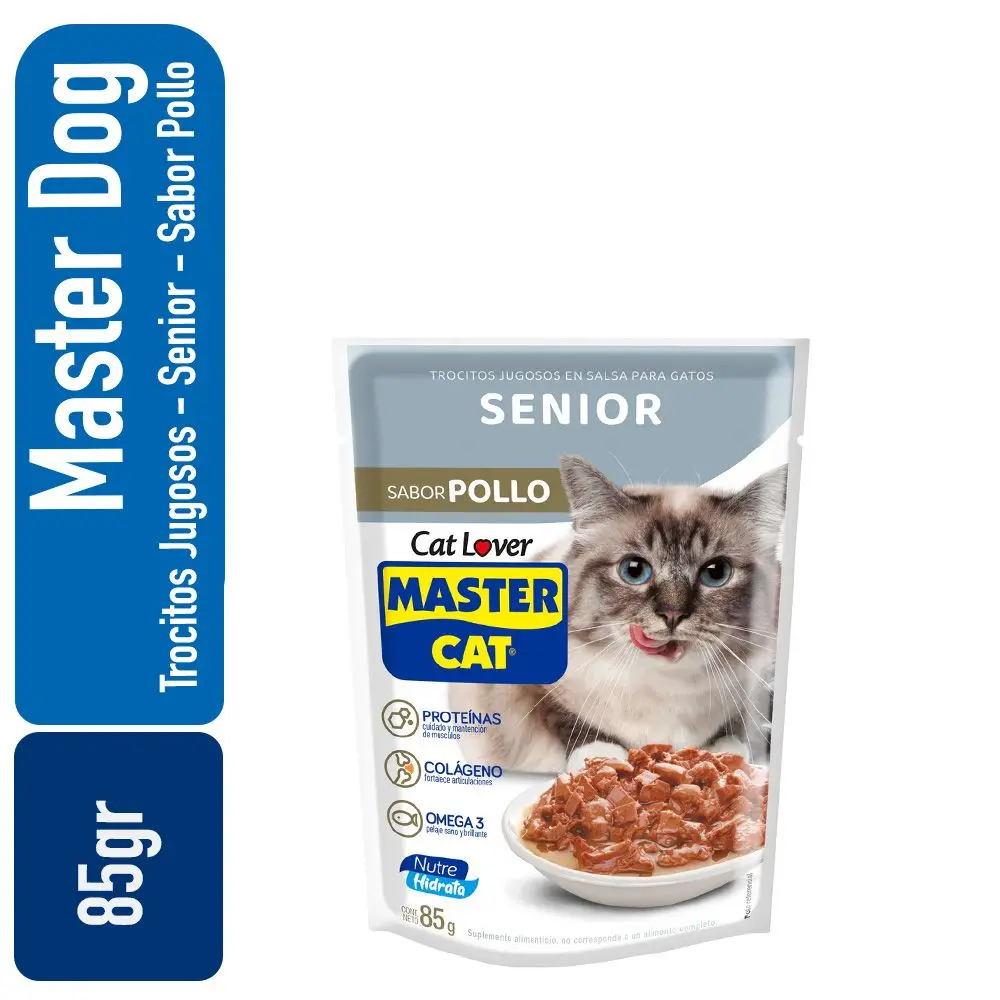 MasterCat Senior Pollo 85gr (DUN 153265)