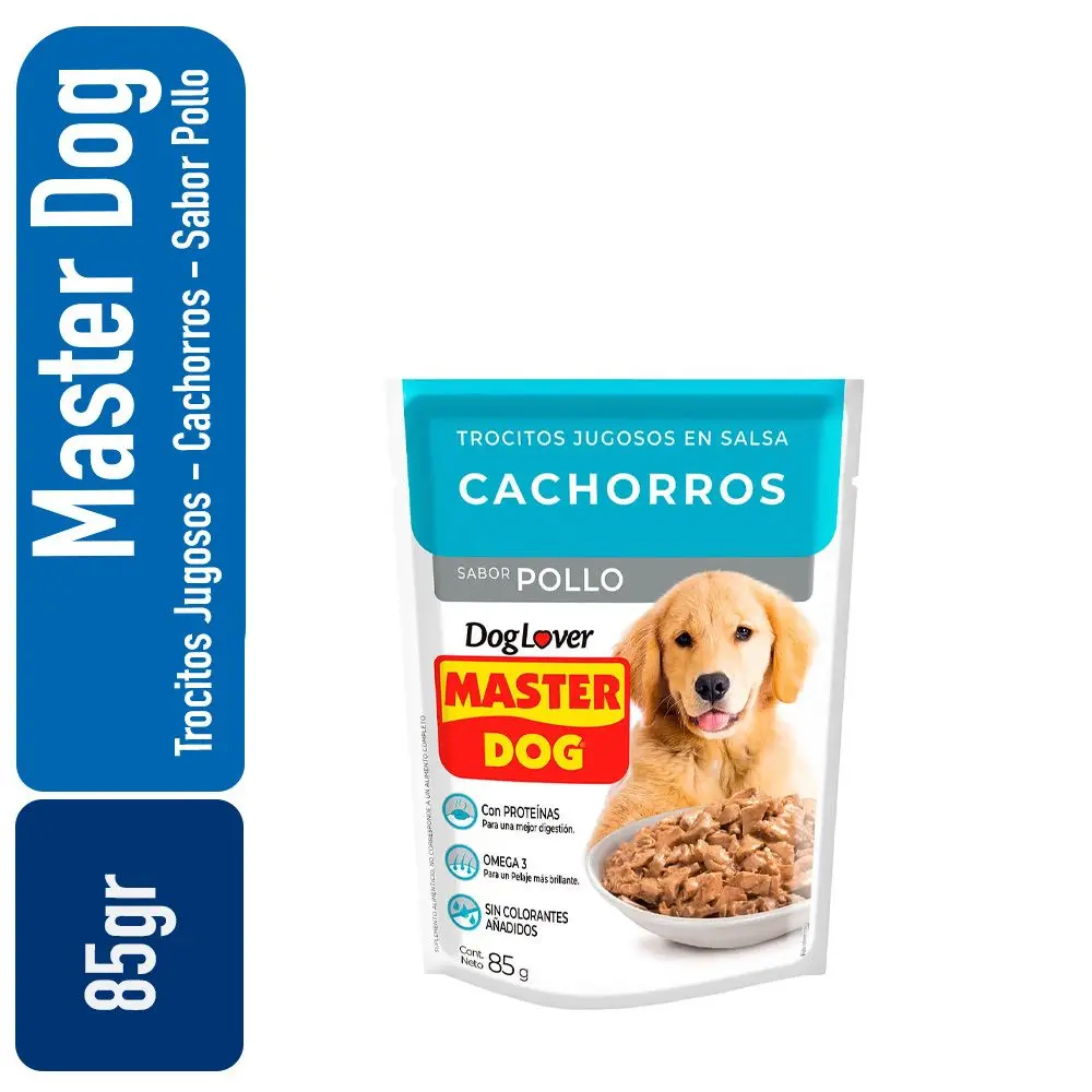 MasterDog Cachorros Pollo 85gr (DUN 153266)