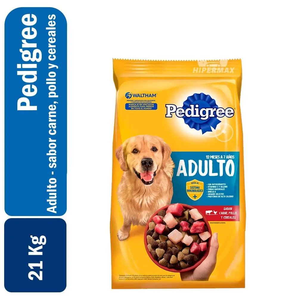 Pedigree High Pro Carne y Pollo 21Kg