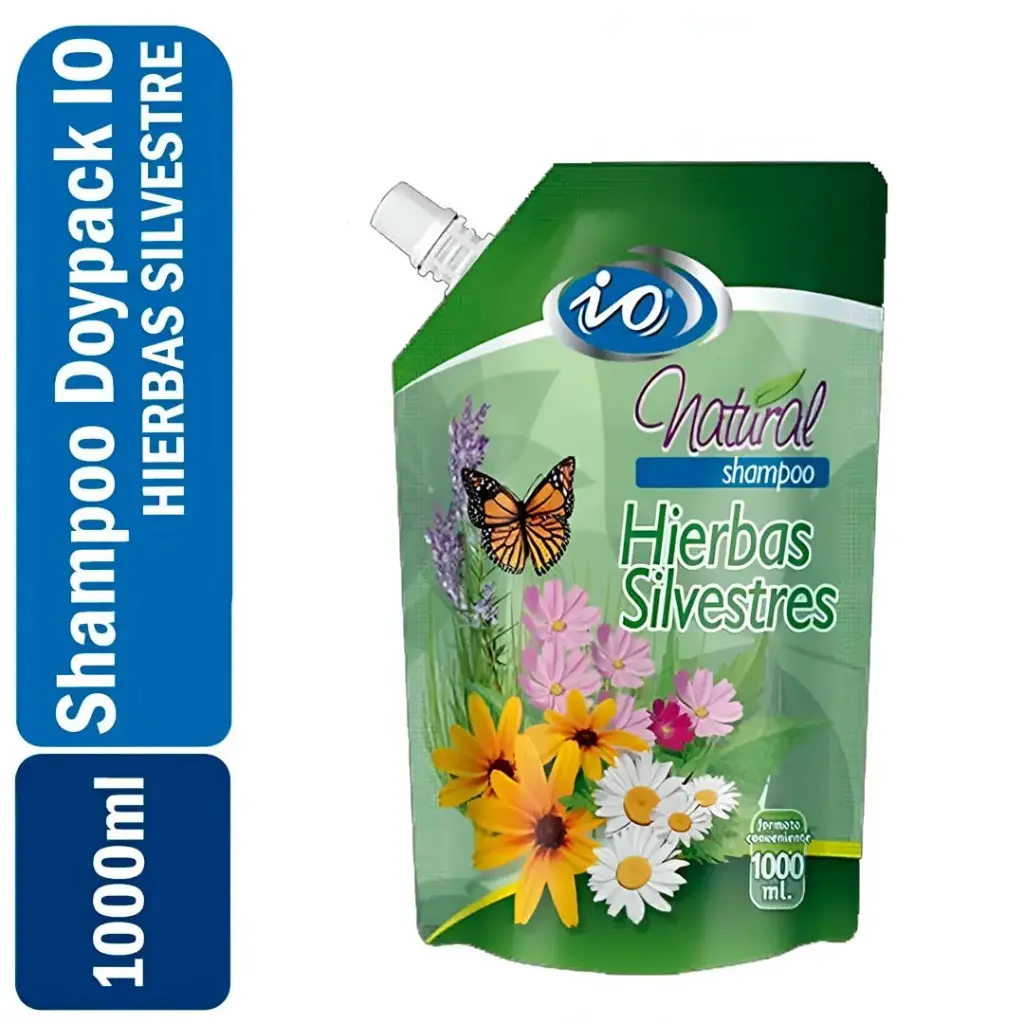 Shampoo Doypack IO Hierbas 1 Lt
