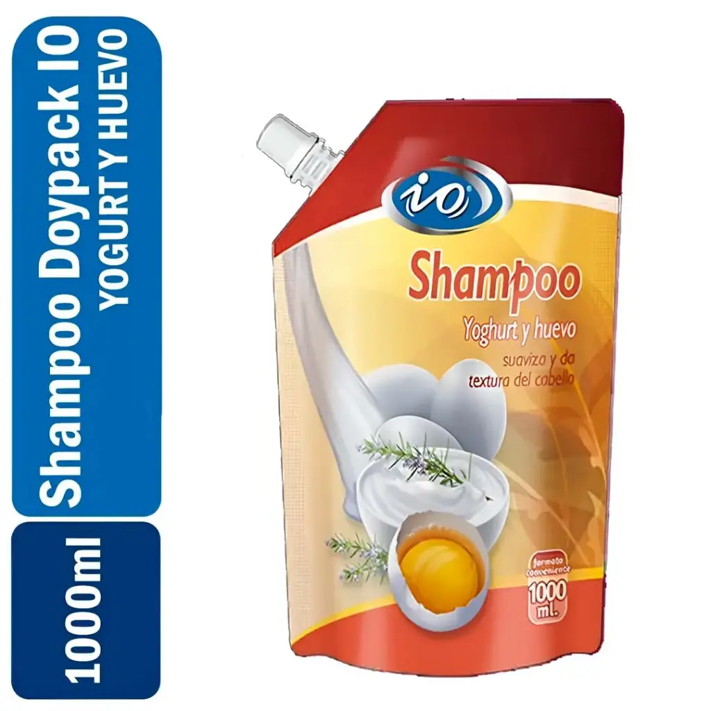 Shampoo Doypack IO Yoghurt y Huevo 1 Lt