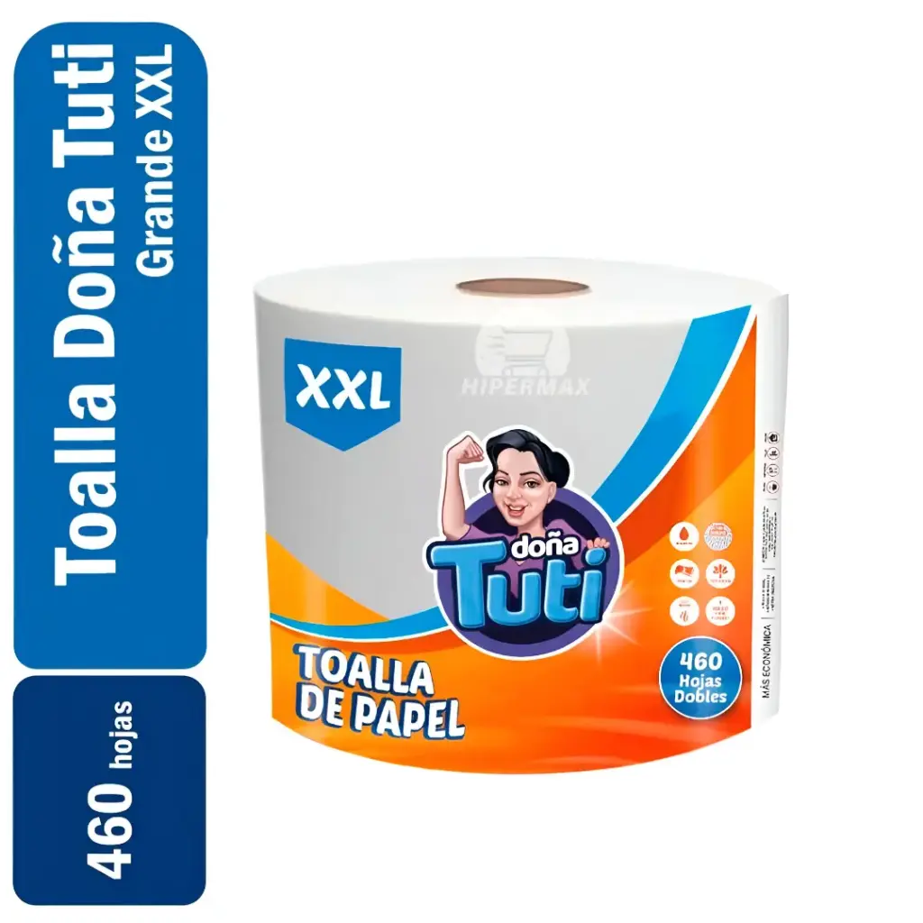 Toalla Prepicada Doña Tuti XXL Doble Hoja