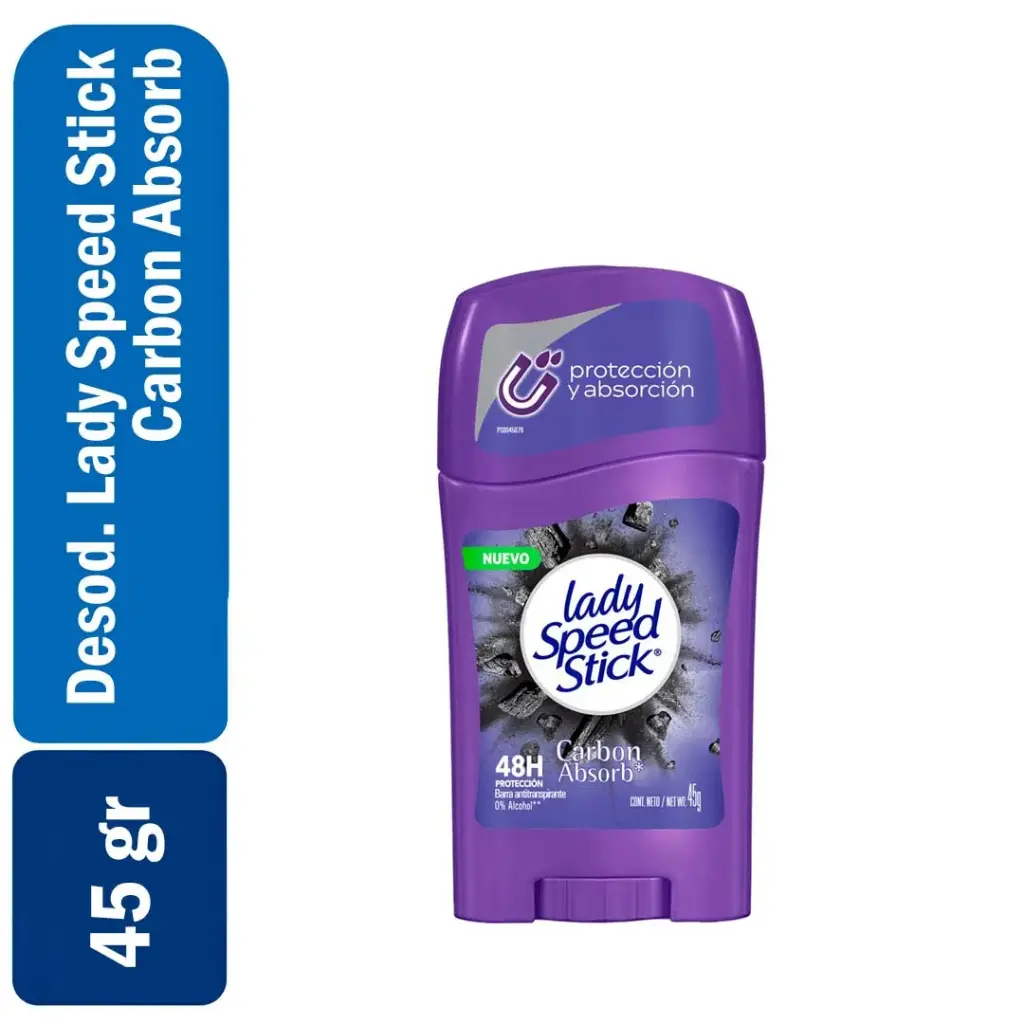 Desodorante Lady Speed Stick Carbon Absorb 45gr [ARCHIVADO]
