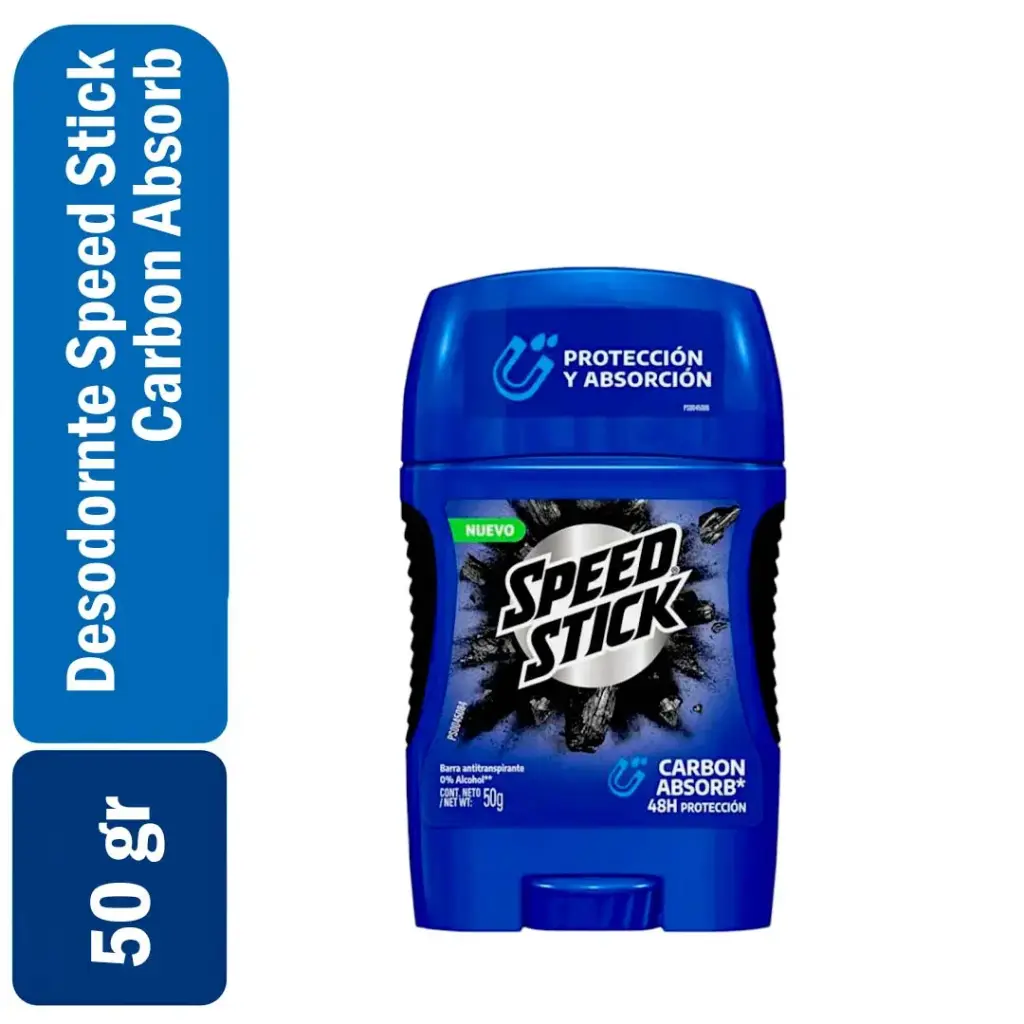 Desodorante Speed Stick Carbon Absorb 50gr [ARCHIVADO]