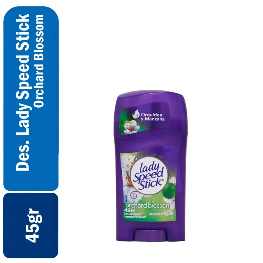 Desodorante Lady Speed Stick Orchard Blossom 45gr (DUN 4485)