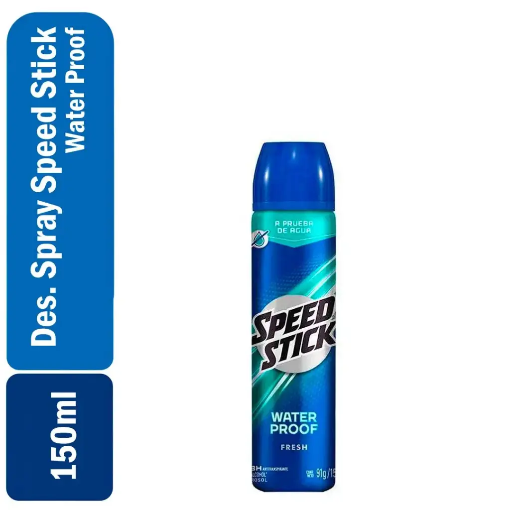Desodorante Spray Speed Stick Water Proof 150ml (DUN 3673)