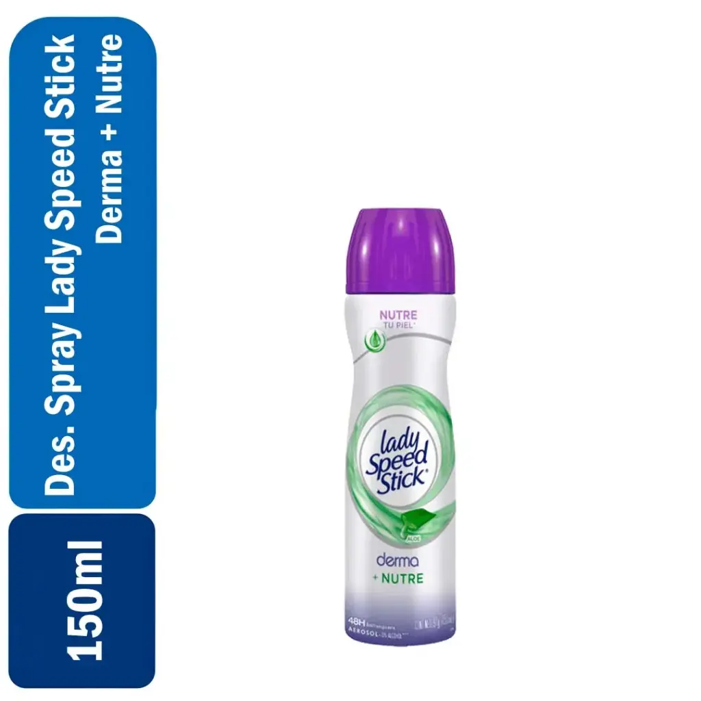Desodorante Spray Lady Speed Stick Derma + Nutre 150ml (DUN 1531)