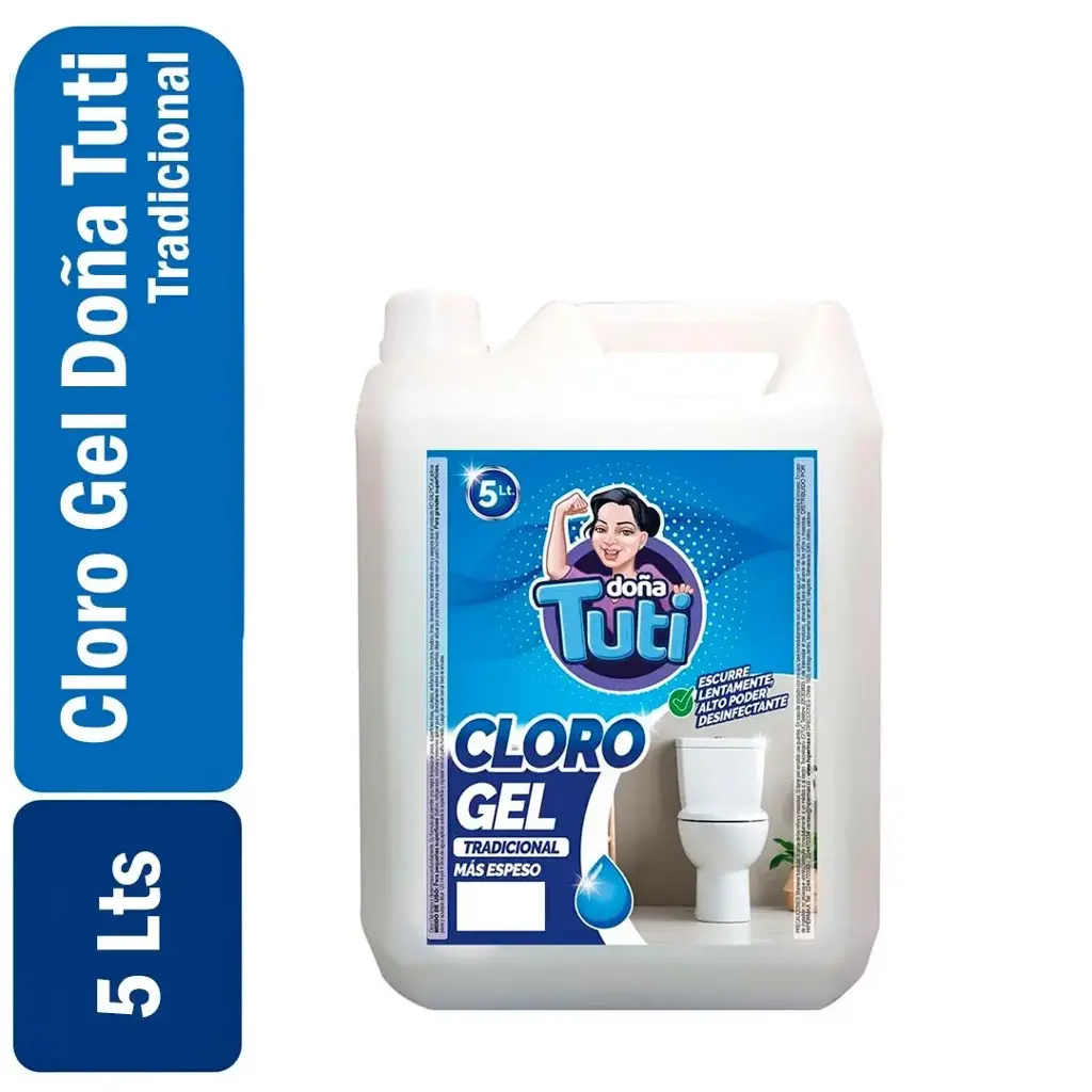 Cloro Gel Doña Tuti Tradicional 5 Lts