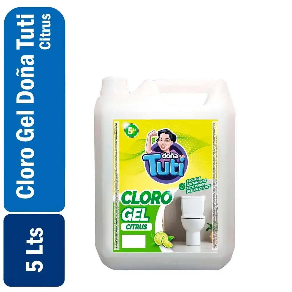 Cloro Gel Doña Tuti Citrus 5 Lts