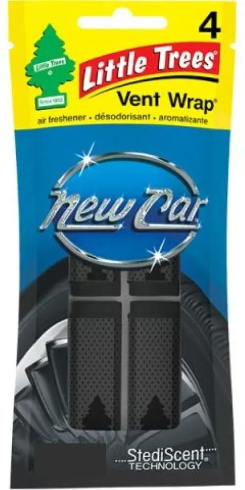 Aromatizante VENT WRAP New Car (Pack4)