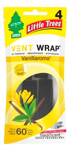 Aromatizante VENT WRAP Vainillaroma (Pack4)