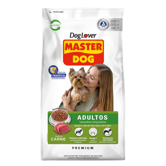 MasterDog Carne Adulto Razas Pequeñas 18Kg