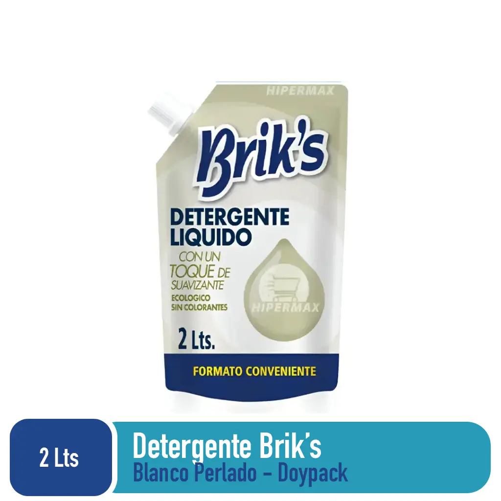 Detergente DoyPack Briks Blanco 2 Lts